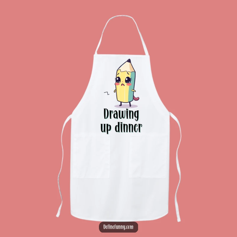 Funny Pencil Artist's Apron - Protect & Amuse