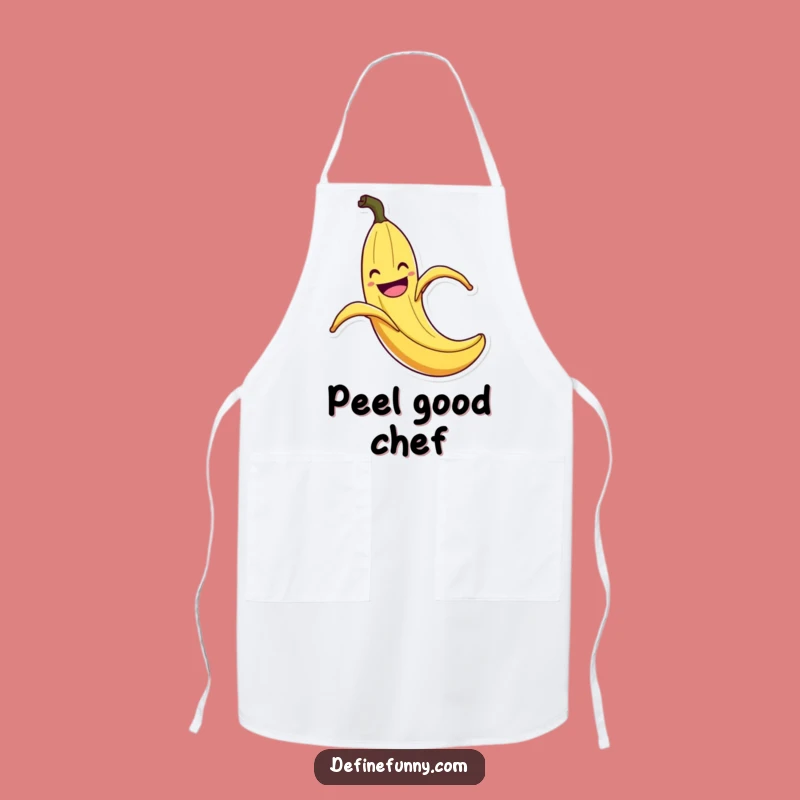 Funny Banana Peel Slip Apron: Exaggerated Flair Kitchen Wear, Fun Gift