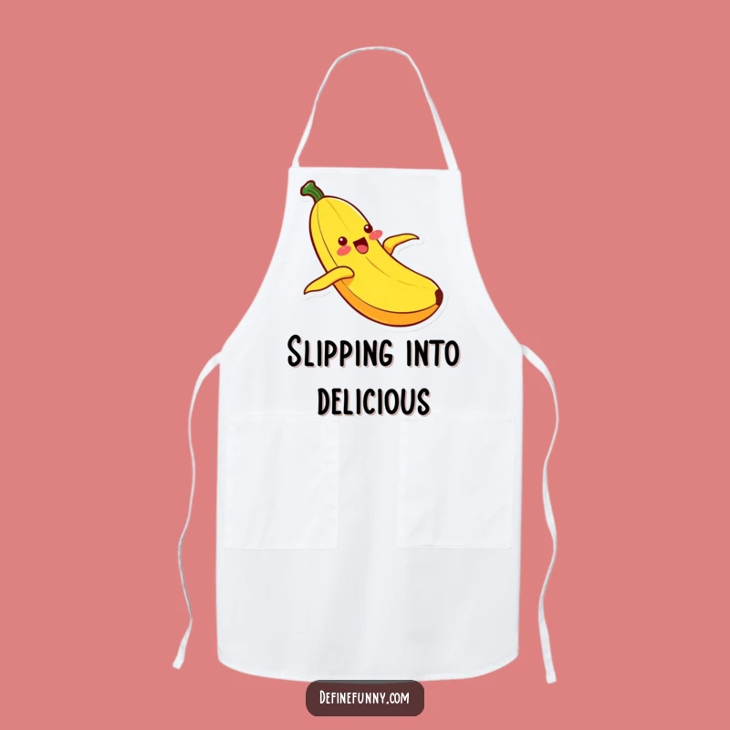 Funny Kawaii Banana Sliding Apron: Add Ecstatic Fun to Your Kitchen Adventures