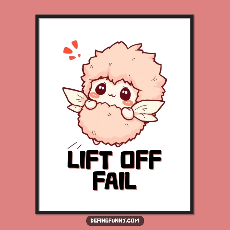 Funny Flying Slipper Poster: Whimsical Wall Art for Dreamers