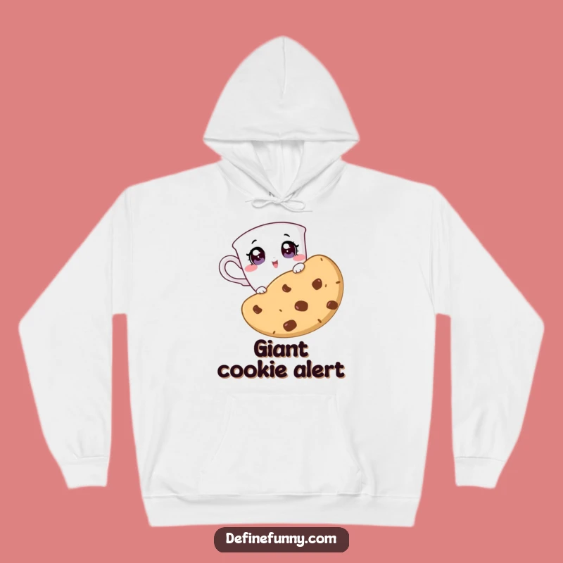 Funny Teacup Cookie Surprise Hoodie: Cozy Up with Sweet Humor