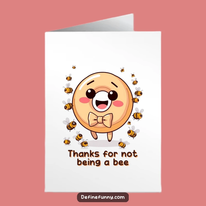 Free Printable Donut Thank You Card: Adorable and Funny Downloadable Greeting