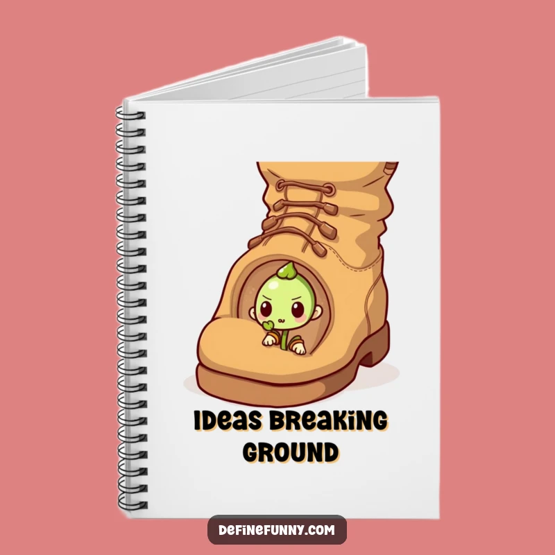 Funny Sprout Goals Notebook - Jot Down Plans with Determined Growth