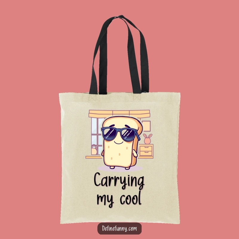 Funny Bread Sunglasses Tote Bag - Cool Loaf Carry-all, Great Gift