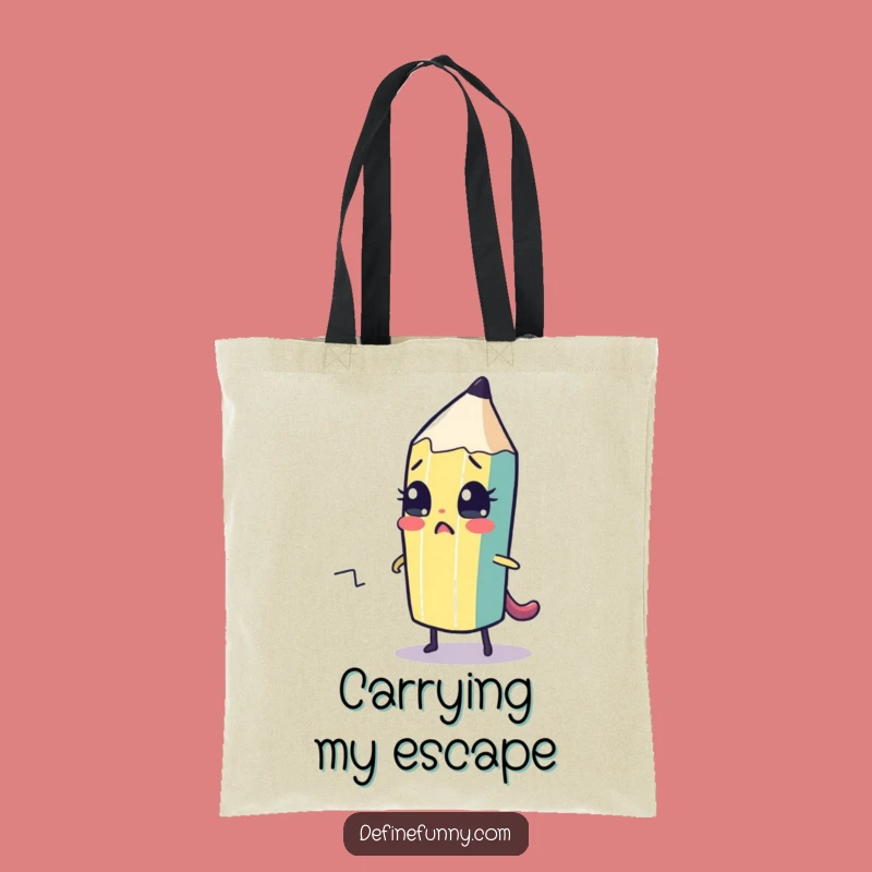 Funny Pencil Artist Tote Bag - Carry Your Creations!